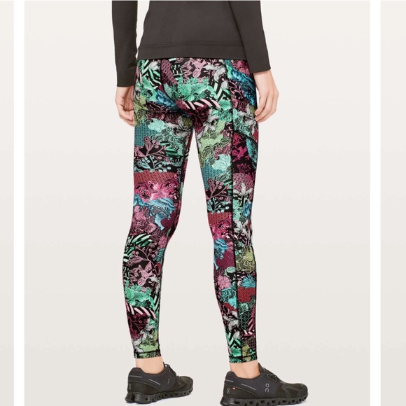 Lululemon Speed Up Tight *Full-On Luxtreme 28" Zen Clash Multi Size 10 - Picture 5 of 8